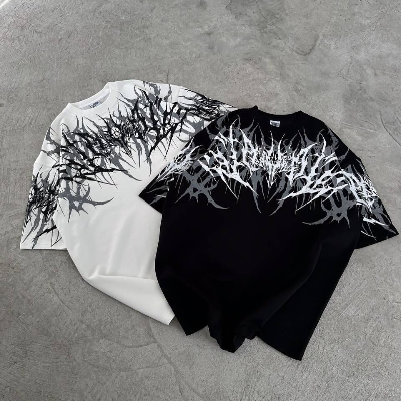 Streetwear Brand Fonts - Marka odzieżowa Y2K Goth Streetwear, unisexowa