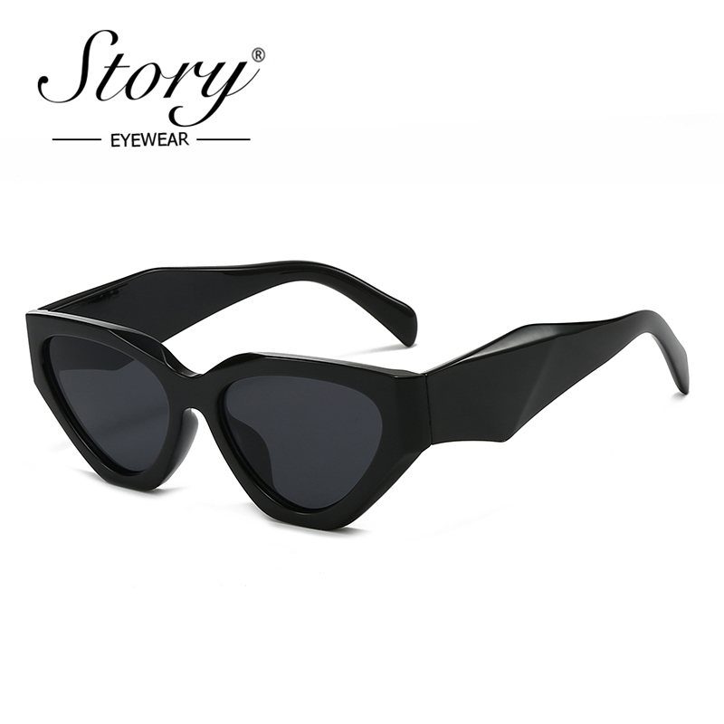 Streetwear Brand Red - Okulary przeciwsłoneczne damskie STORY Trendy Large
